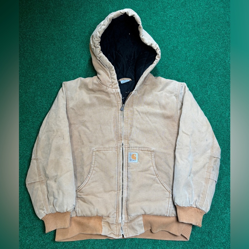 Carhartt Kids Tan Hooded Jacket
